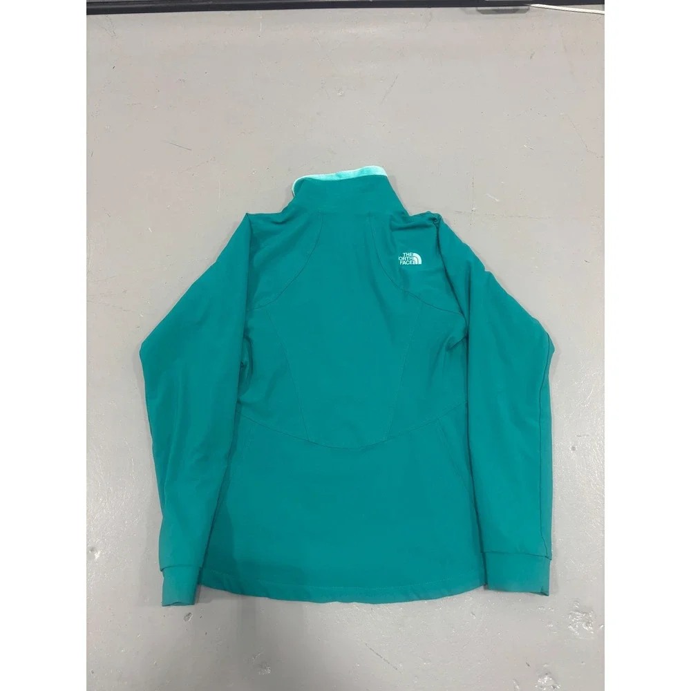 The North Face Shelbe Raschel Softshell Fleece Lined Jacket Teal Green Mens M